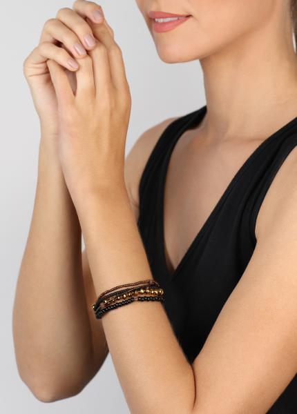 black - Petit Glamour d'Afrique - Konplott bracelet